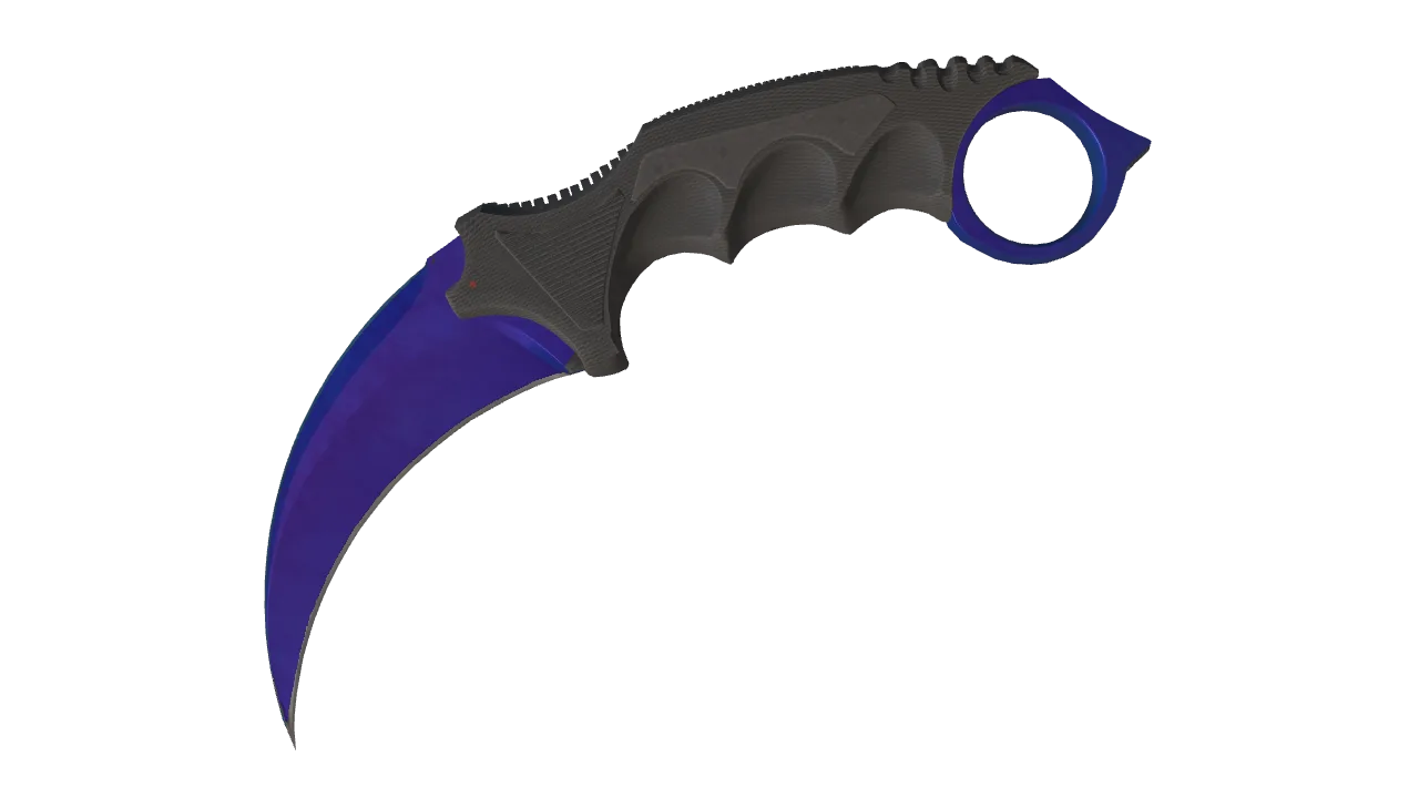 Karambit | Doppler (Sapphire) seed #311, front