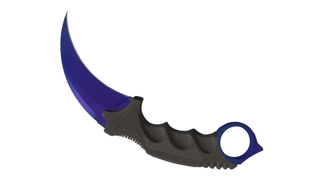 Karambit | Doppler (Sapphire) seed #59, back