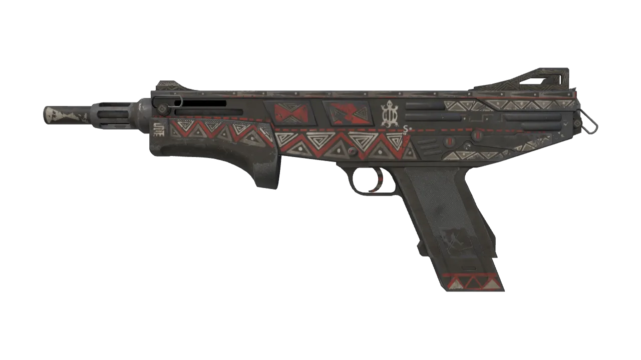 MAG-7 | Petroglyph (Field-Tested) — Dust II light, front