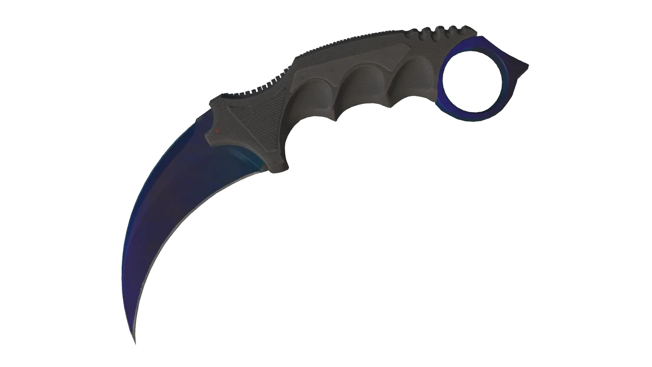 ★ Karambit | Doppler (Phase 3) (Factory New) — Dust II light, front