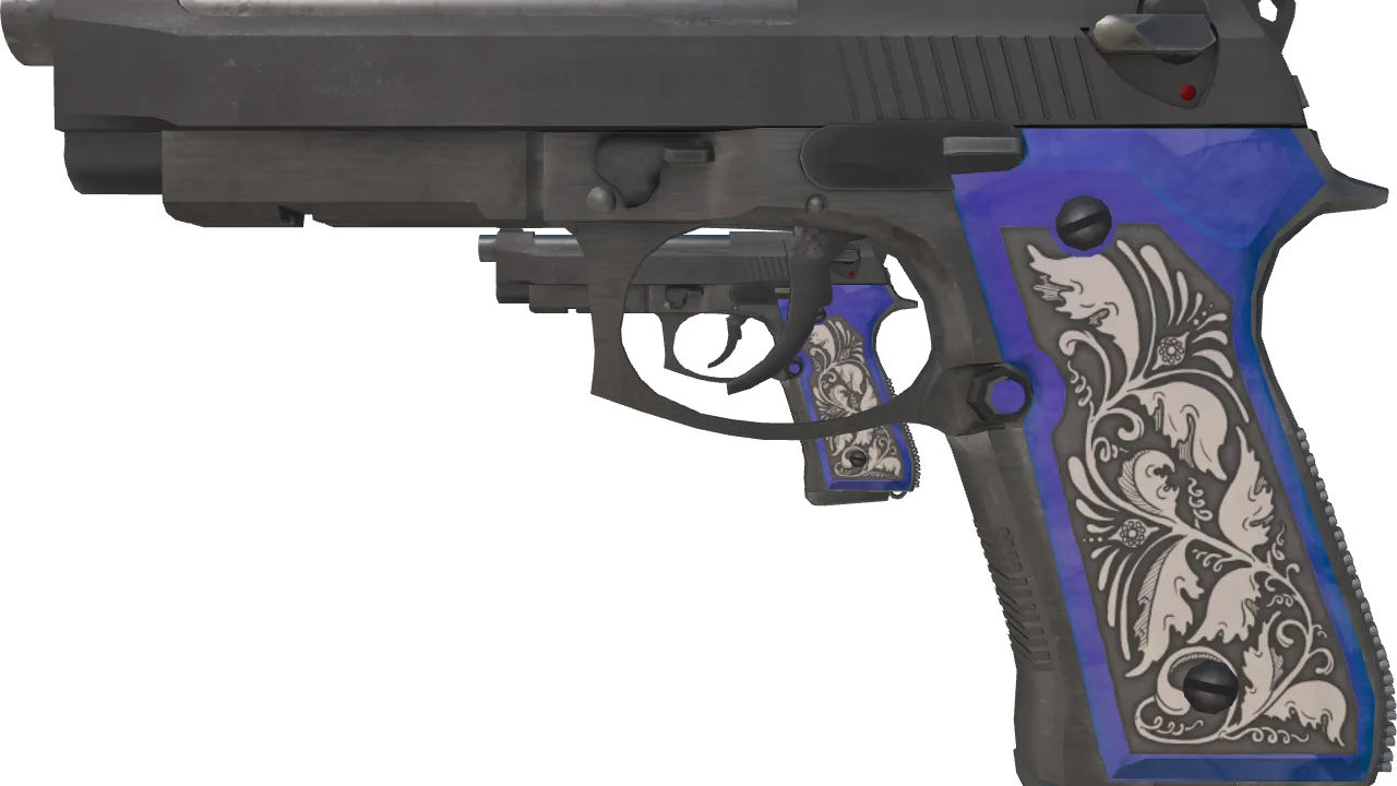 Dual Berettas | Duelist (Factory New) — Dust II light, front