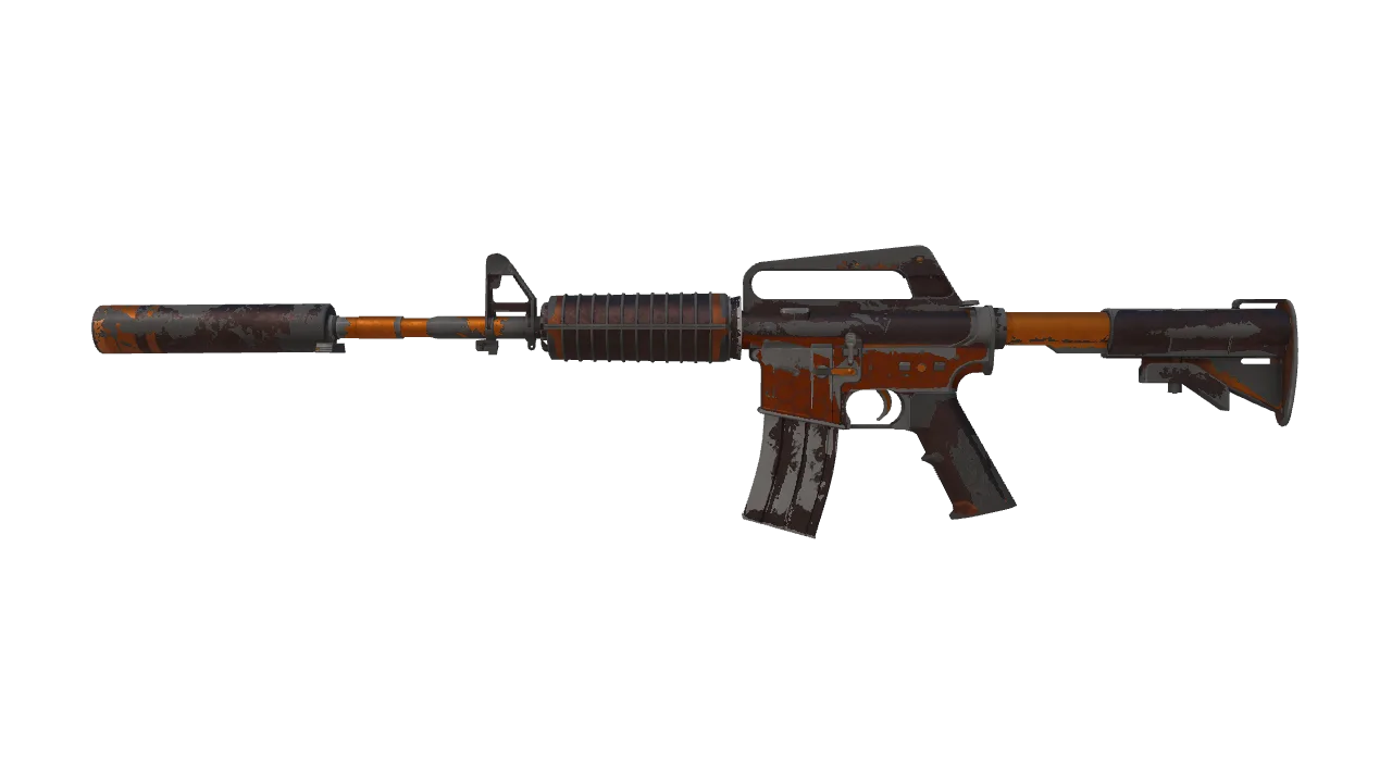 Souvenir M4A1-S | Atomic Alloy (Battle-Scarred) — Dust II light, front