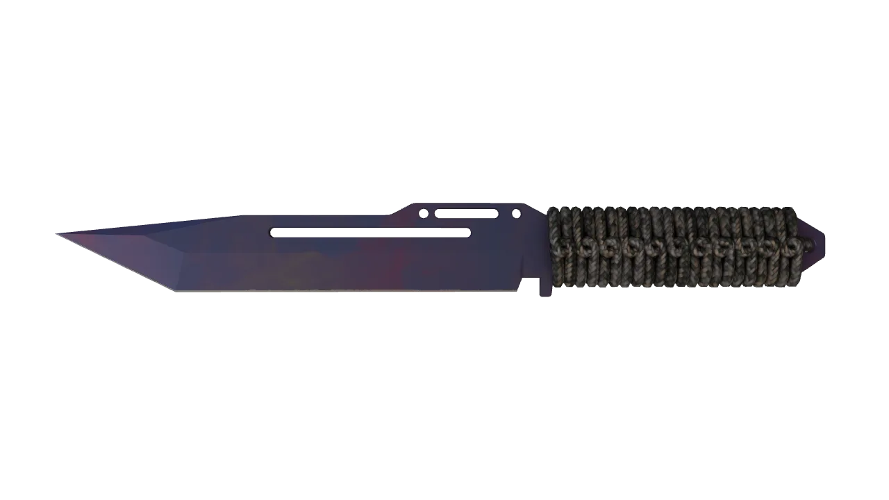 ★ Paracord Knife | Doppler (Black Pearl) (Factory New) — Dust II light, front