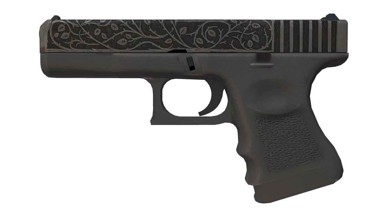 Glock-18 | Ironwork (Battle-Scarred) — Dust II light, front