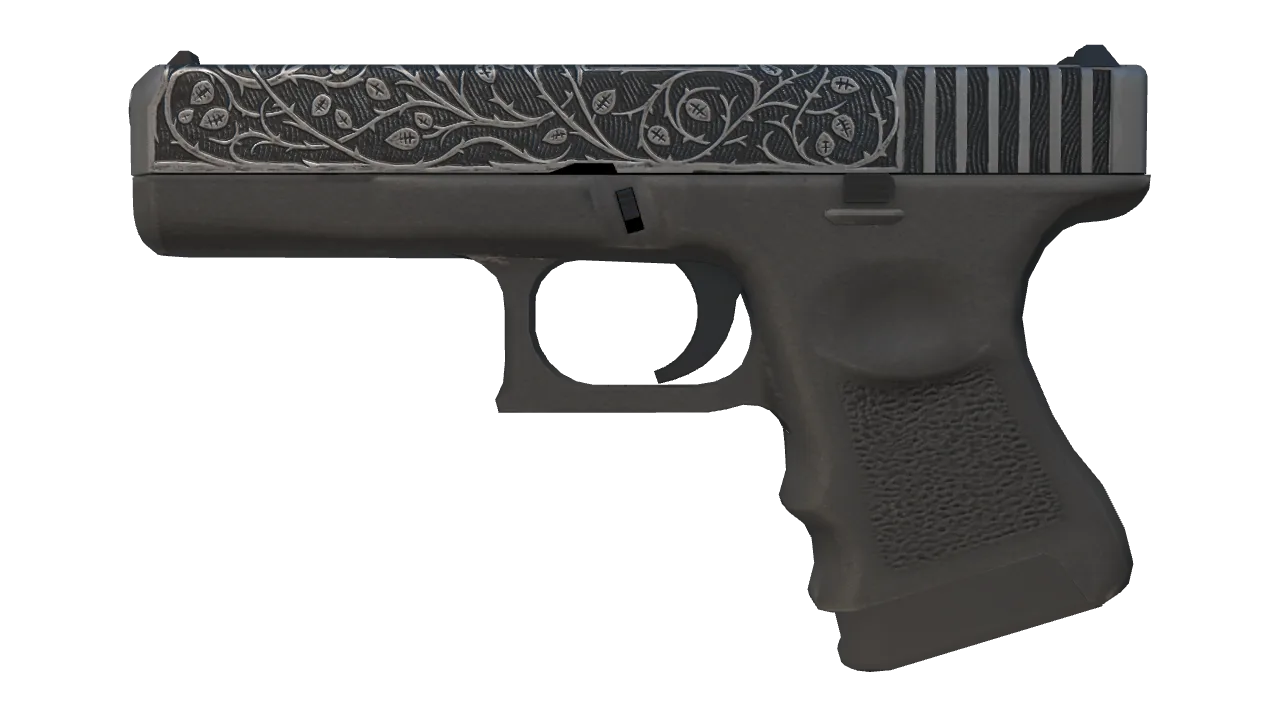 Glock-18 | Ironwork (Minimal Wear) — Dust II light, front