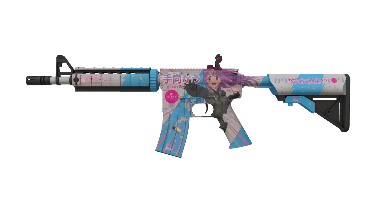 M4A4 | Temukau (Factory New) — Dust II light, front
