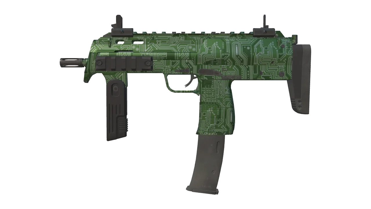 MP7 | Motherboard (Factory New) — Dust II light, front