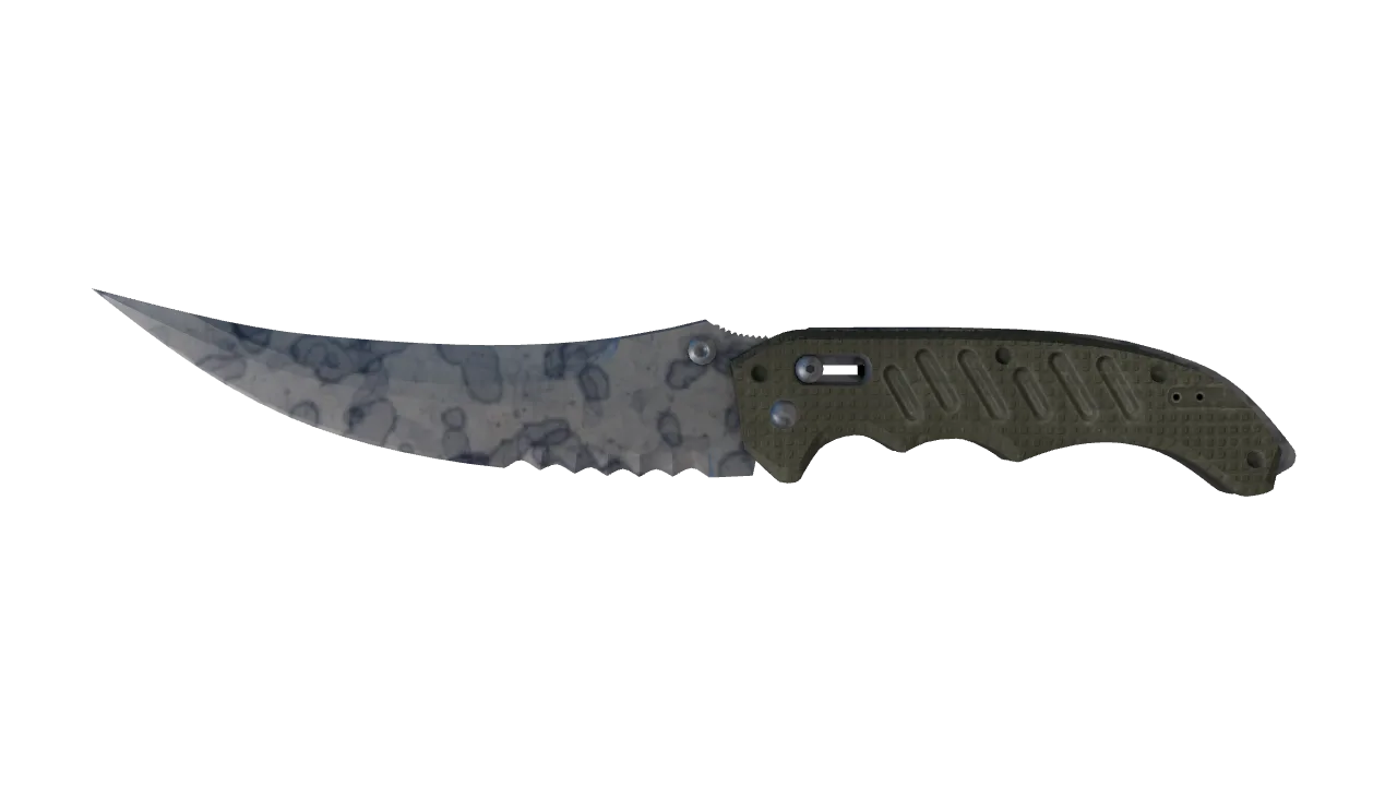 ★ Flip Knife | Stained (Factory New) — Dust II light, front
