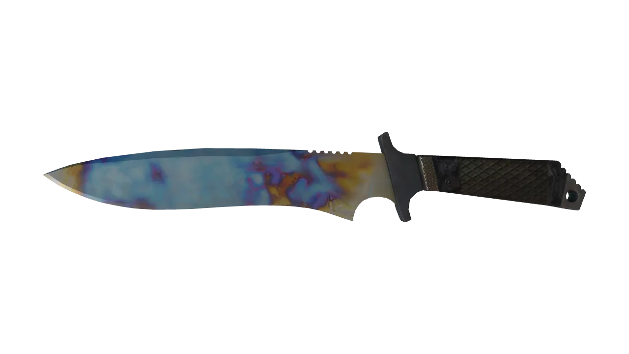 Classic Knife | Case Hardened seed #166, front
