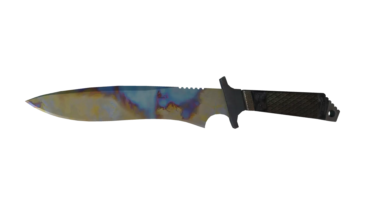 Classic Knife | Case Hardened seed #449, front