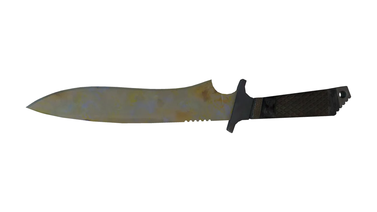 Classic Knife | Case Hardened seed #527, back