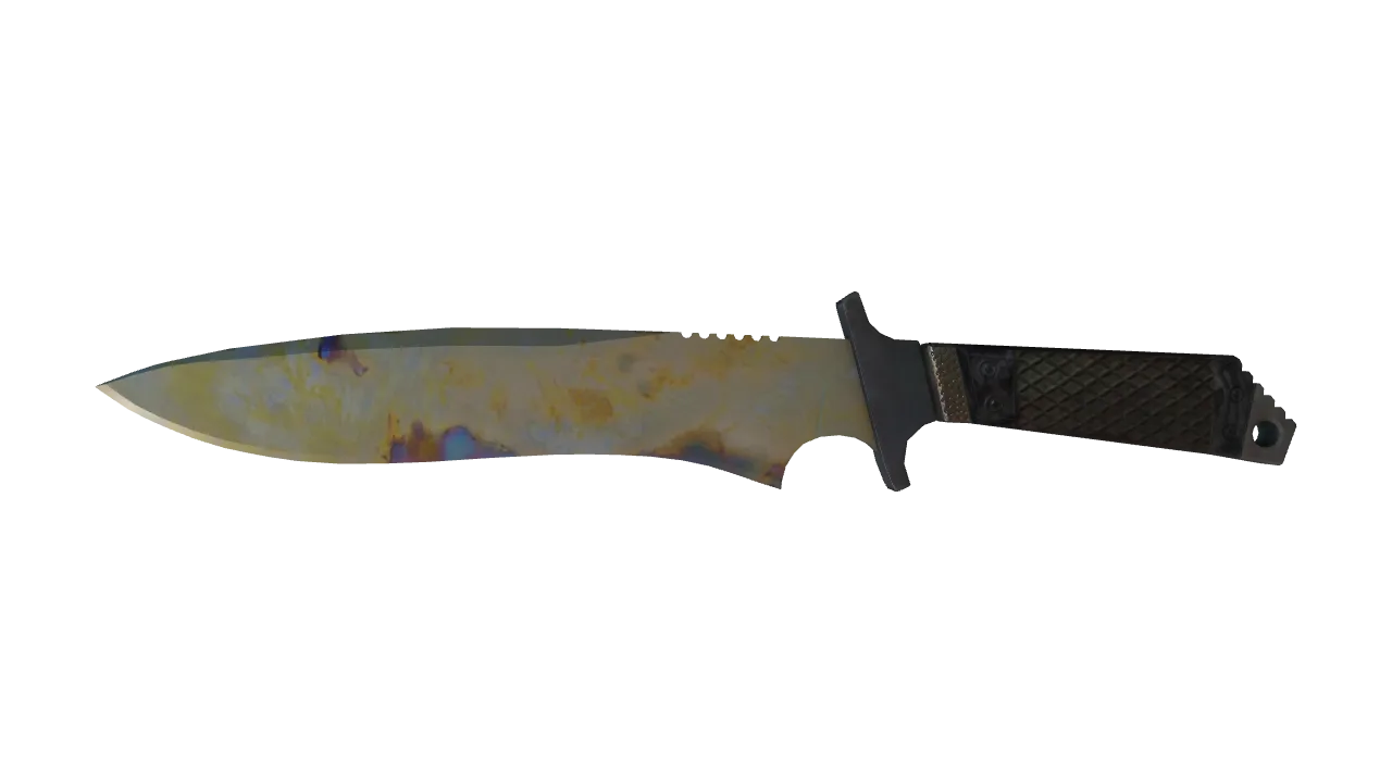 Classic Knife | Case Hardened seed #527, front