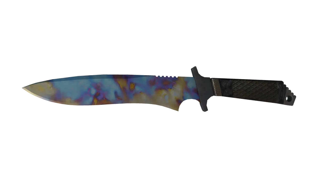 Classic Knife | Case Hardened seed #585, front