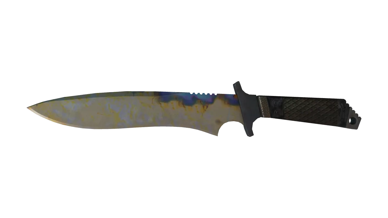 Classic Knife | Case Hardened seed #601, front