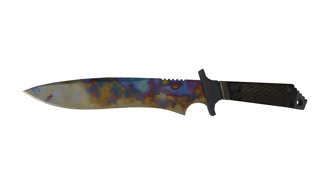 Classic Knife | Case Hardened seed #651, front