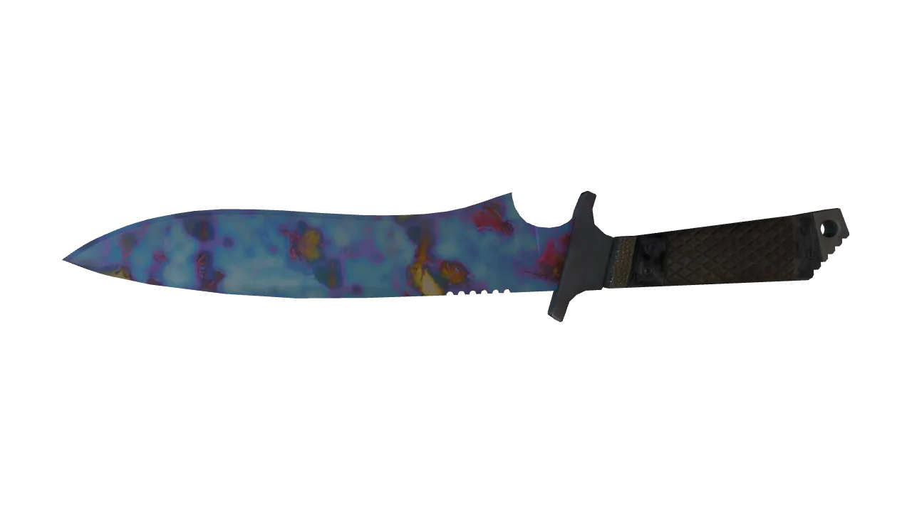Classic Knife | Case Hardened seed #910, back