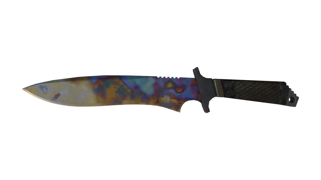Classic Knife | Case Hardened seed #910, front