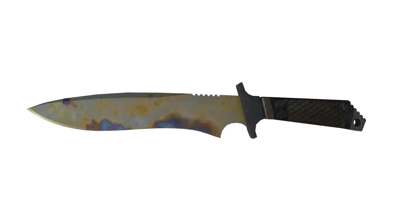 Classic Knife | Case Hardened seed #943, front