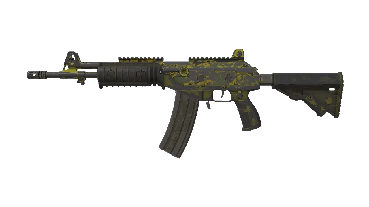Souvenir Galil AR | Acid Dart (Battle-Scarred) — Dust II light, front