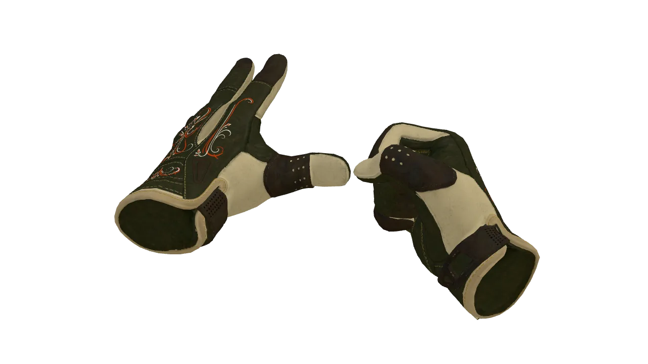 ★ Sport Gloves | Creme Pinstripe (Factory New) — Dust II light, front