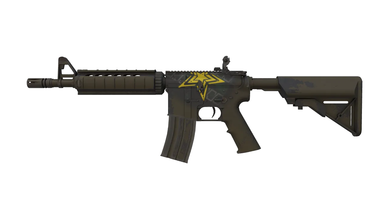 M4A4 | Zirka (Minimal Wear) — Dust II light, front