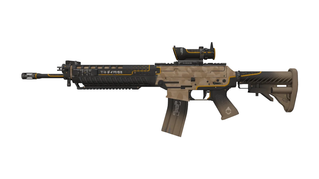 Souvenir SG 553 | Triarch (Minimal Wear) — Dust II light, front