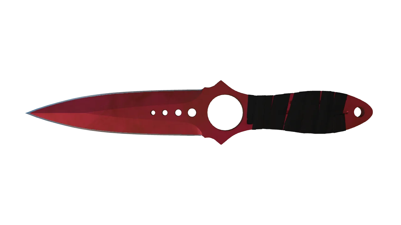 Skeleton Knife | Doppler (Ruby) seed #11, front
