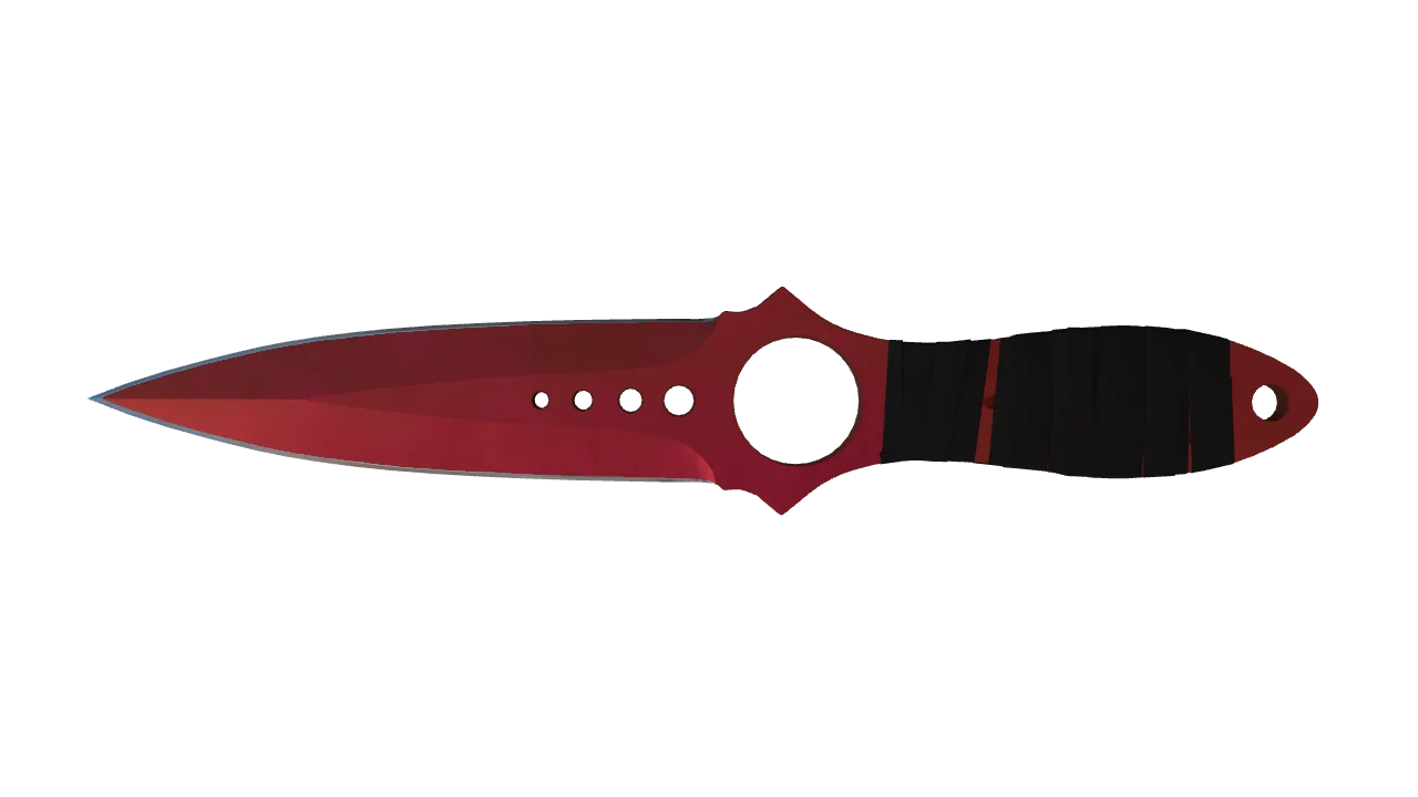 Skeleton Knife | Doppler (Ruby) seed #41, back