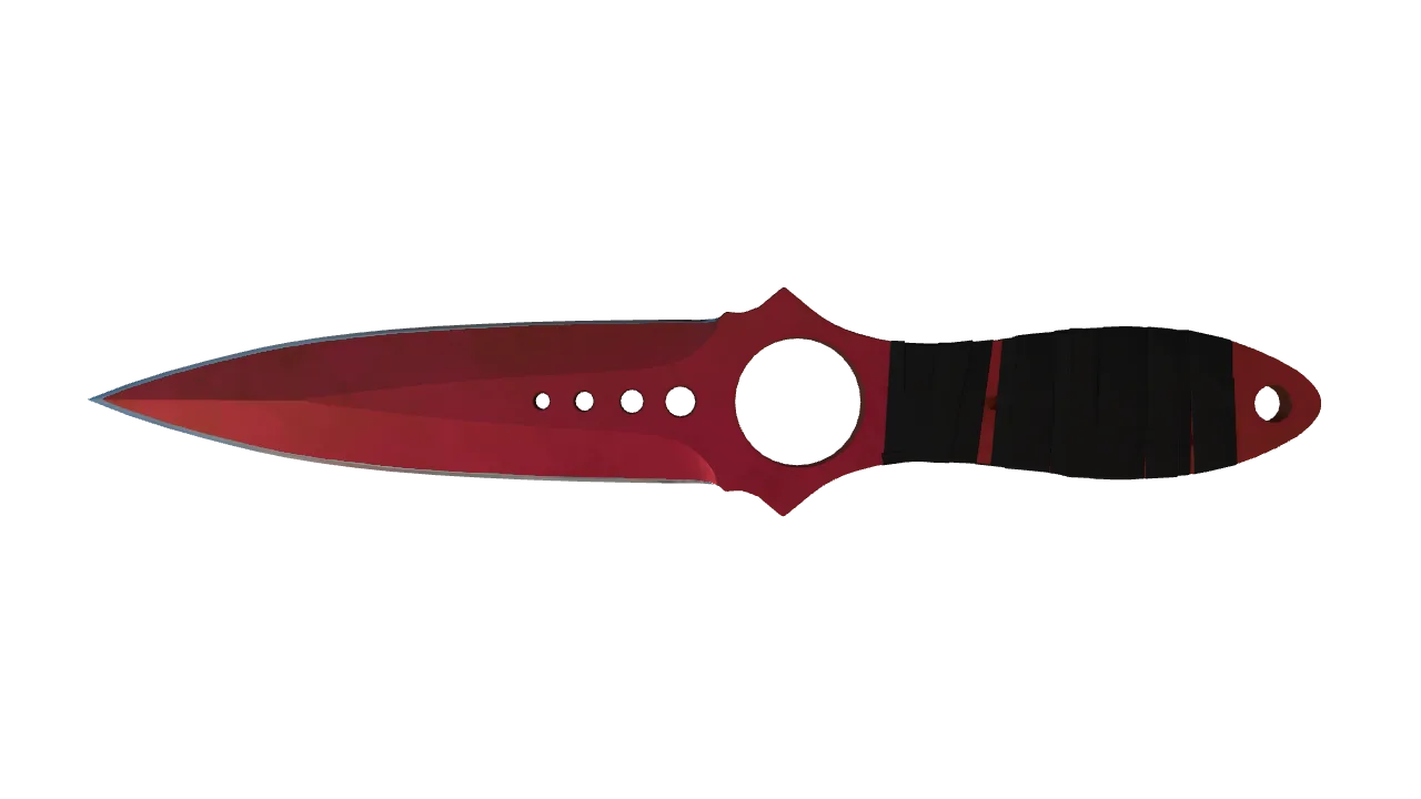 Skeleton Knife | Doppler (Ruby) seed #449, back