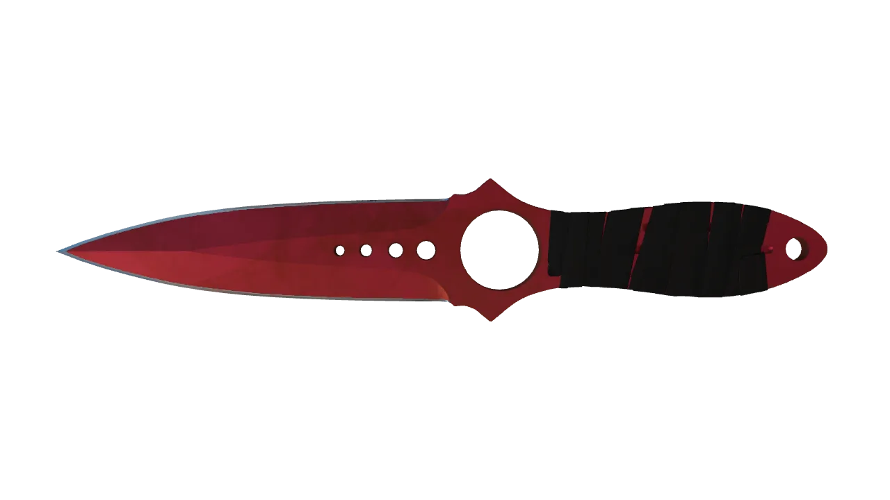 Skeleton Knife | Doppler (Ruby) seed #936, front
