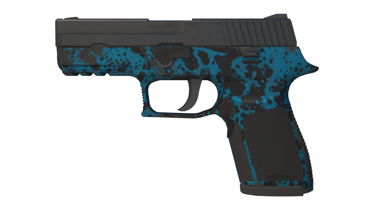 StatTrak™ P250 | Undertow (Field-Tested) — Dust II light, front