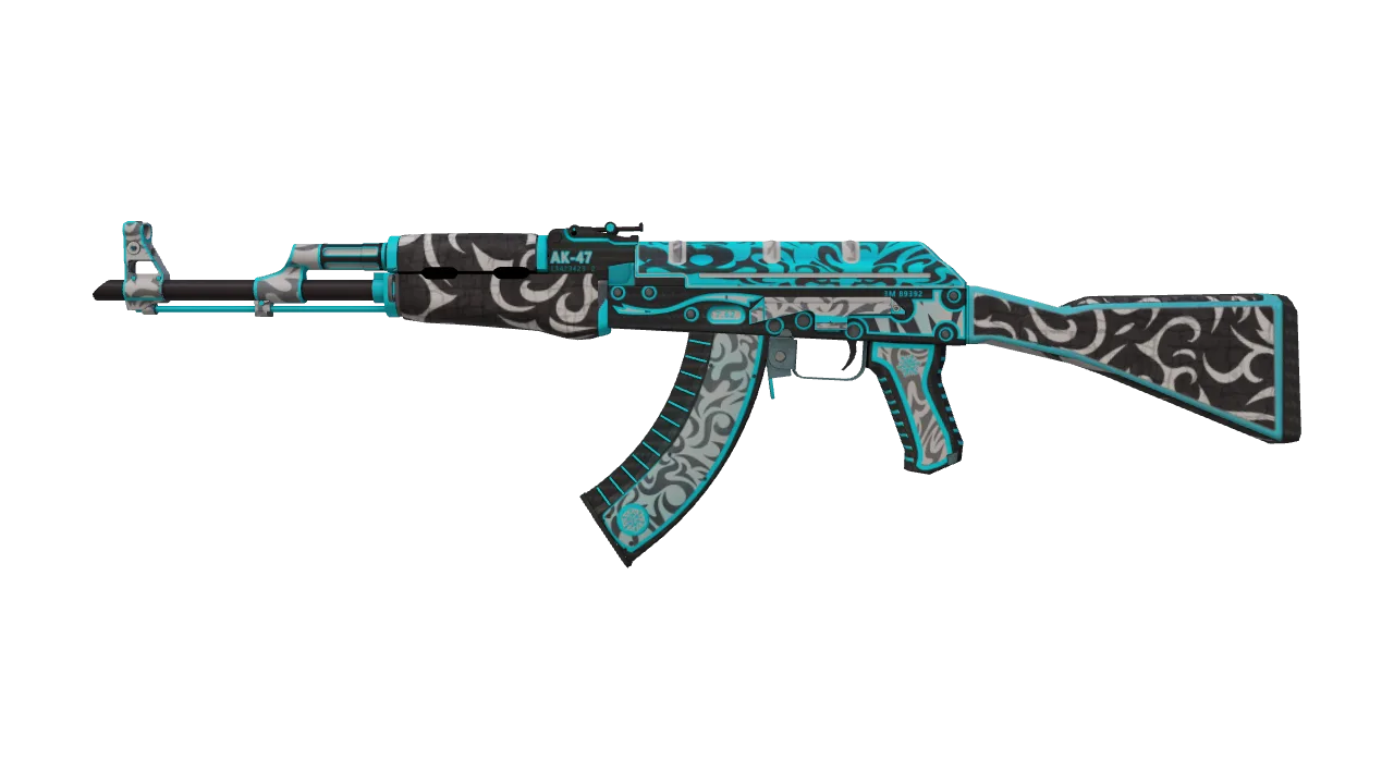 AK-47 | Frontside Misty (Factory New) — Dust II light, front