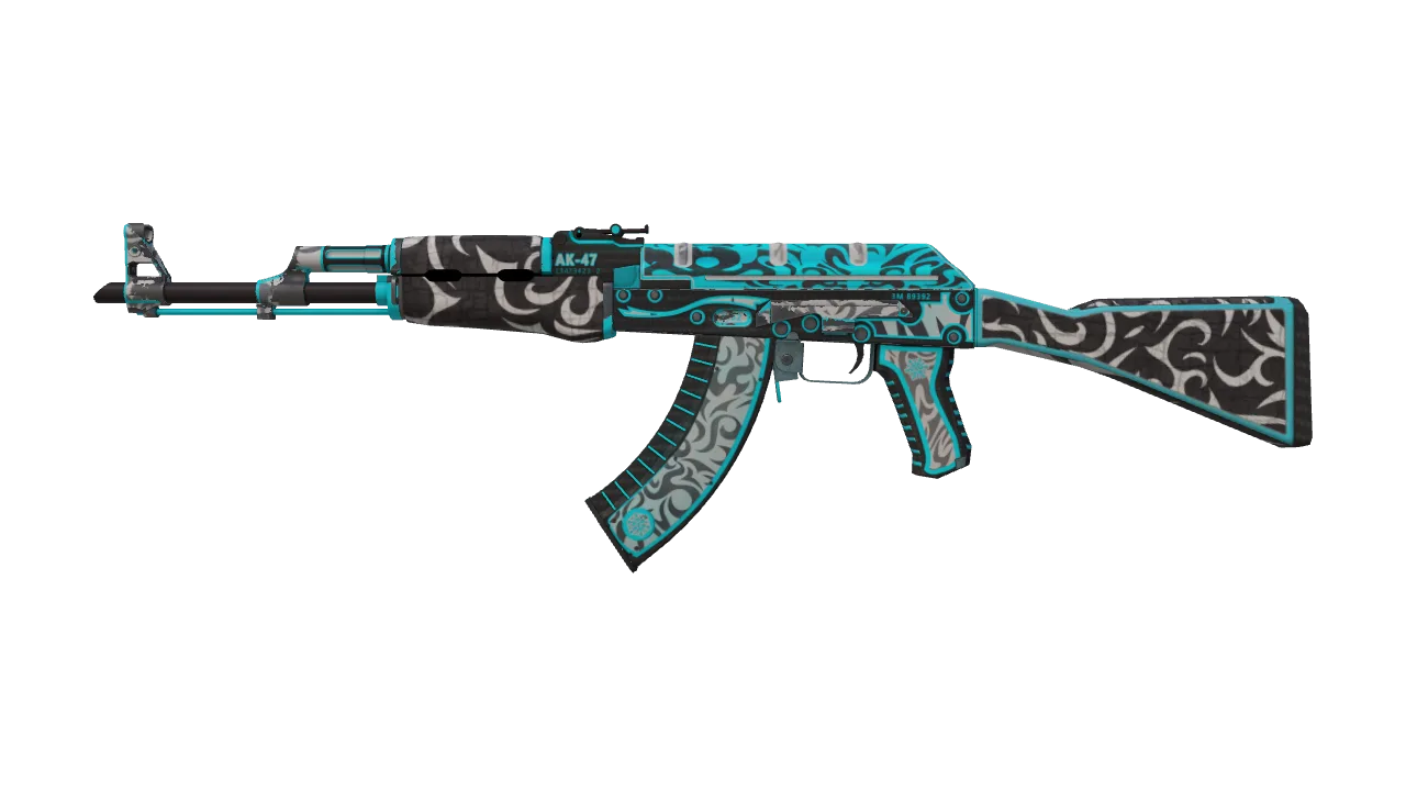 StatTrak™ AK-47 | Frontside Misty (Field-Tested) — Dust II light, front