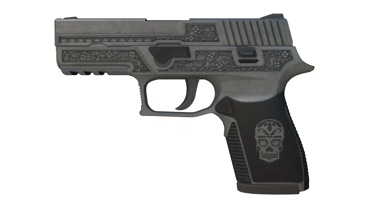 StatTrak™ P250 | Cartel (Minimal Wear) — Dust II light, front