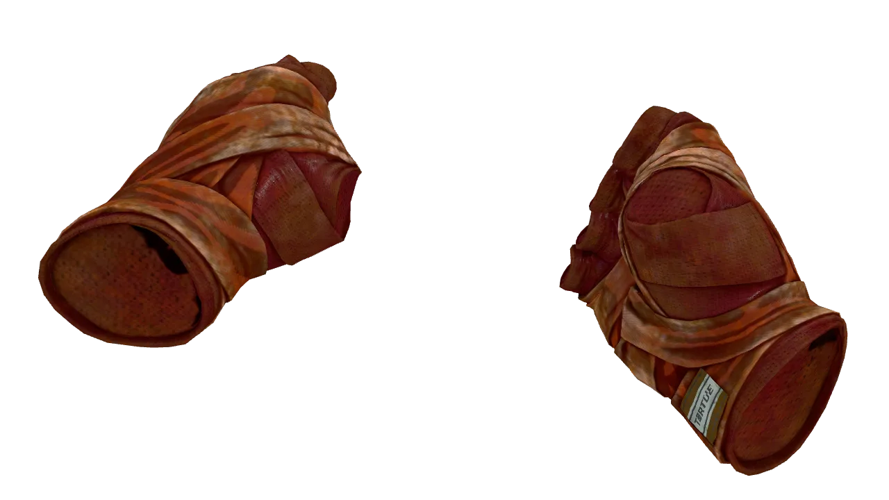 ★ Hand Wraps | Slaughter (Battle-Scarred) — Dust II light, front