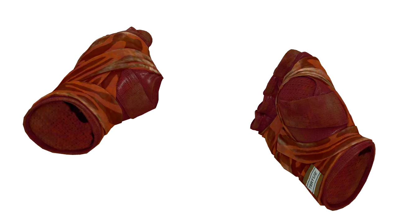 ★ Hand Wraps | Slaughter (Field-Tested) — Dust II light, front