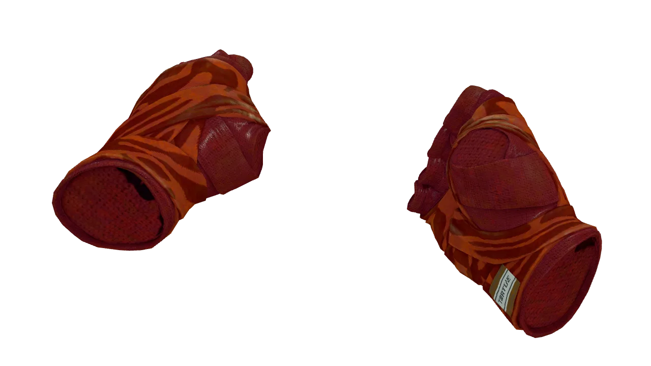 ★ Hand Wraps | Slaughter (Minimal Wear) — Dust II light, front