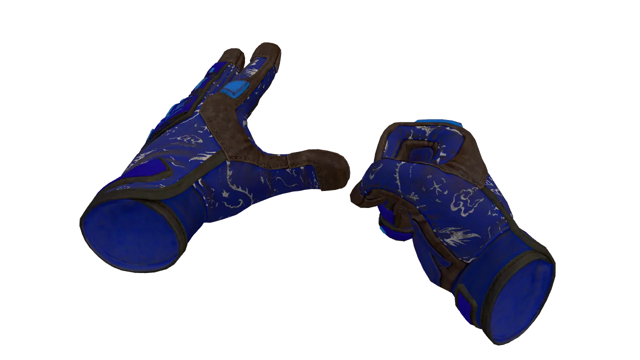 ★ Specialist Gloves | Cloud Chaser (Battle-Scarred) — Dust II light, front