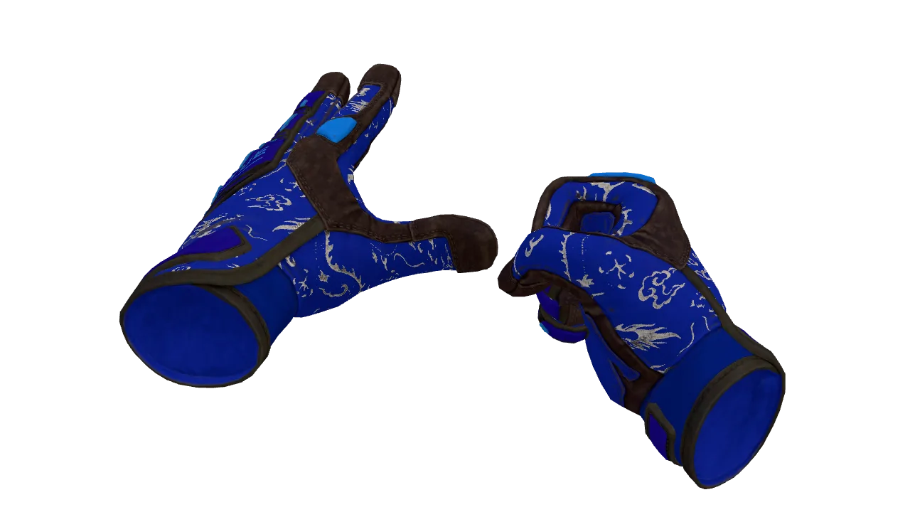 ★ Specialist Gloves | Cloud Chaser (Field-Tested) — Dust II light, front