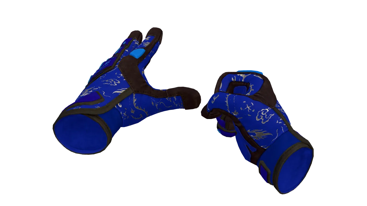 ★ Specialist Gloves | Cloud Chaser (Minimal Wear) — Dust II light, front