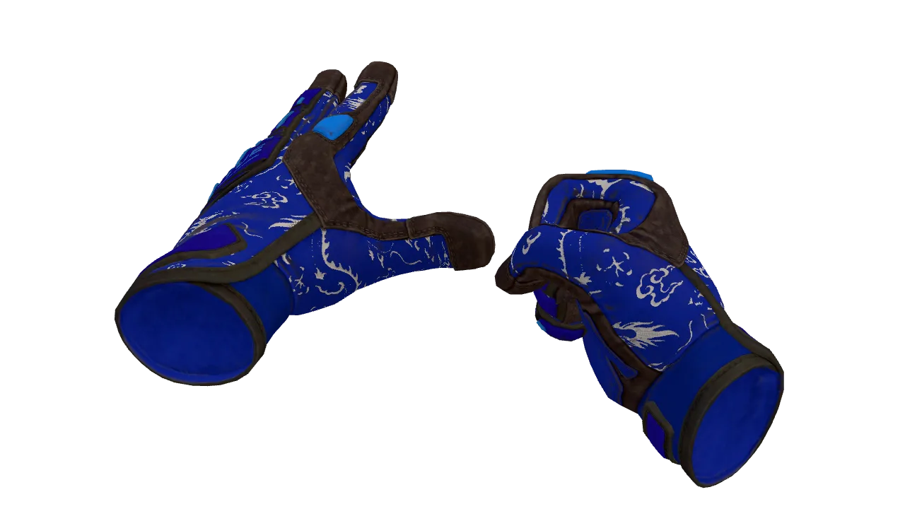★ Specialist Gloves | Cloud Chaser (Well-Worn) — Dust II light, front