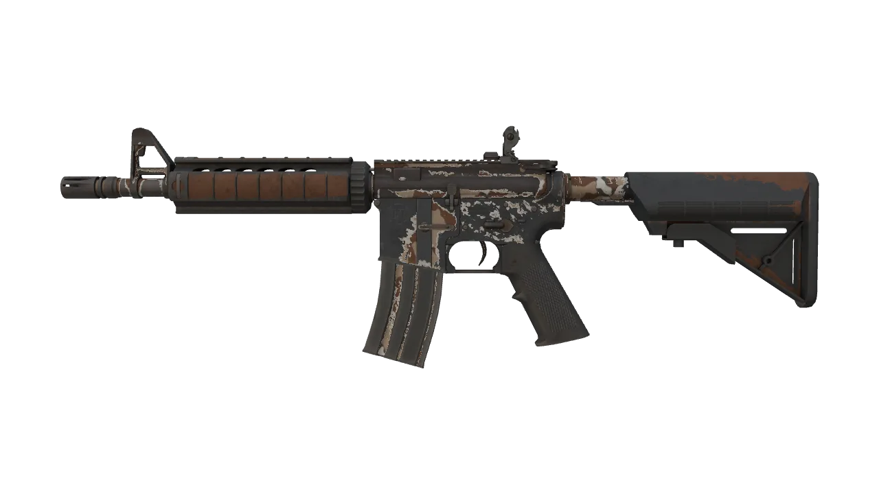 Souvenir M4A4 | Desert Storm (Battle-Scarred) — Dust II light, front