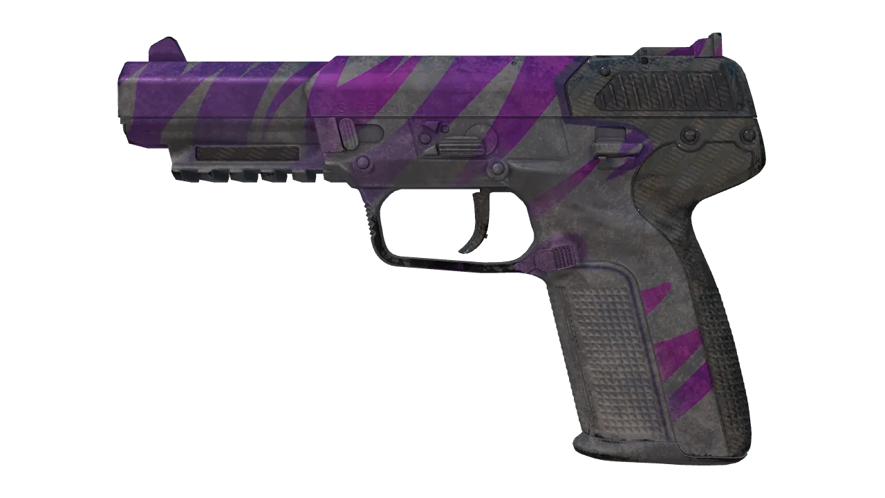 StatTrak™ Five-SeveN | Hybrid (Battle-Scarred) — Dust II light, front