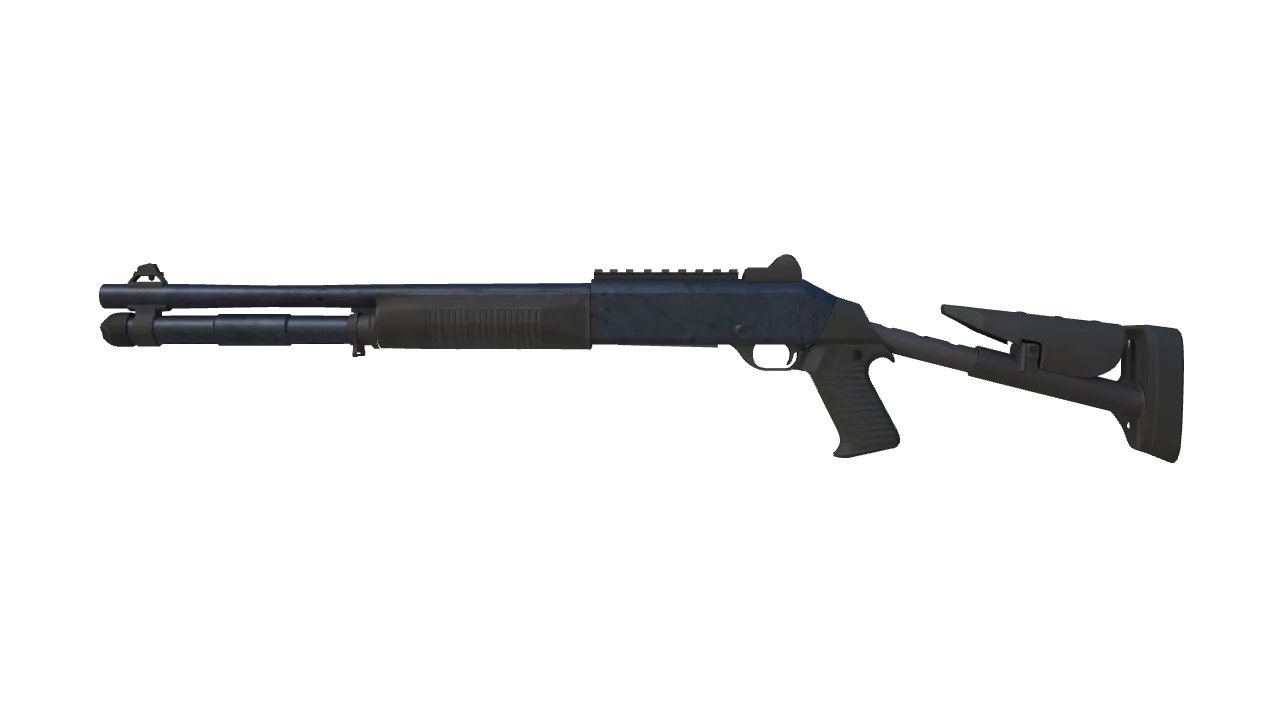 XM1014 | Blue Steel (Factory New) — Dust II light, front