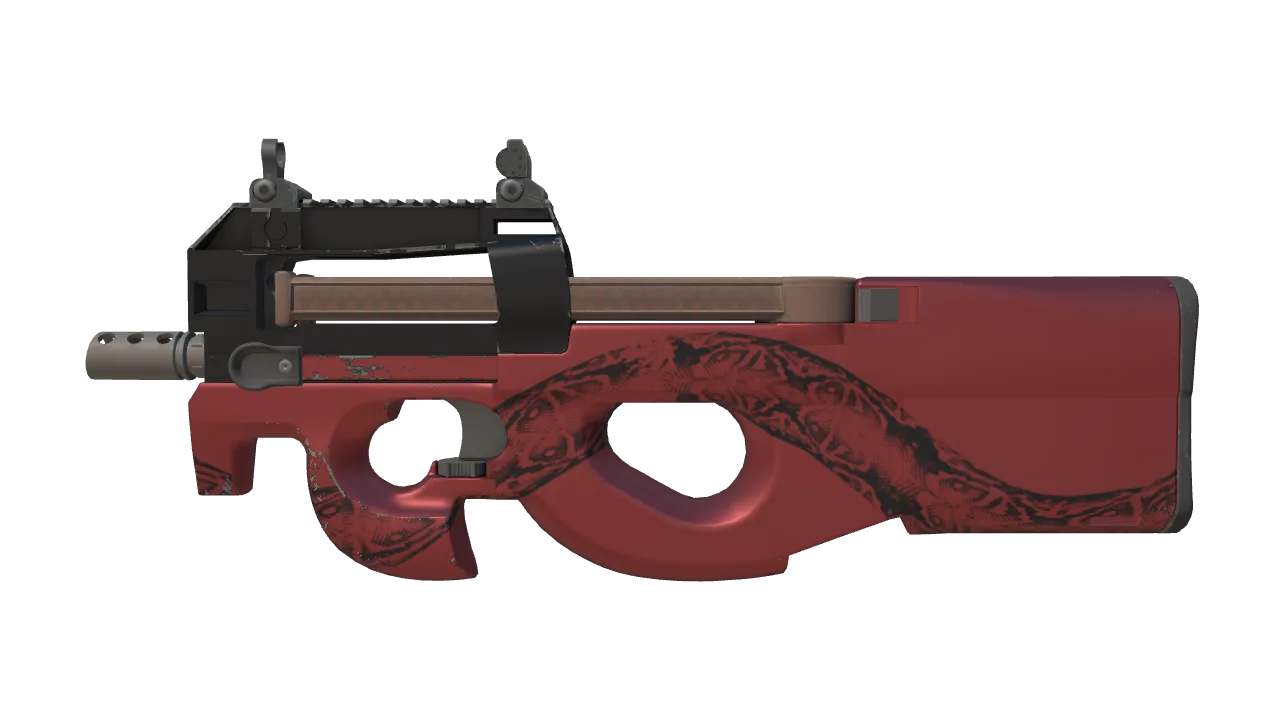 P90 | Cold Blooded (Factory New) — Dust II light, front