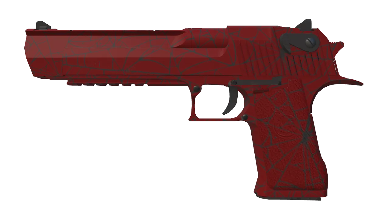Desert Eagle | Crimson Web (Factory New) — Dust II light, front