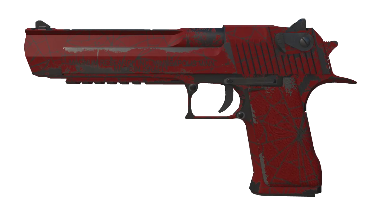 Souvenir Desert Eagle | Crimson Web (Field-Tested) — Dust II light, front