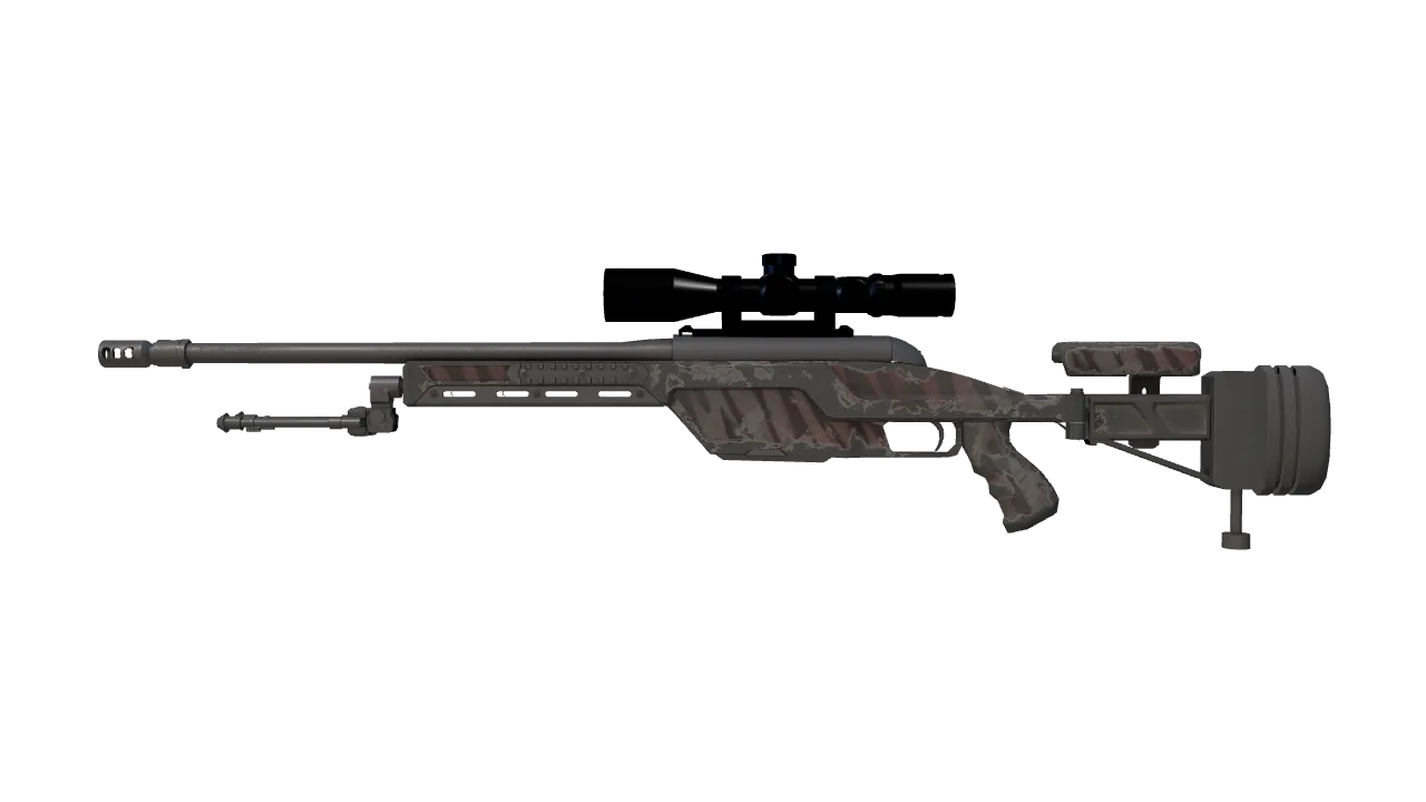 SSG 08 | Prey (Battle-Scarred) — Dust II light, front