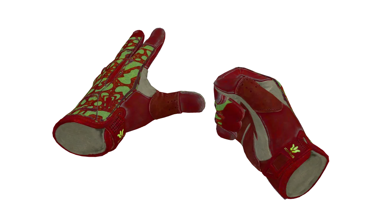 ★ Sport Gloves | Bronze Morph (Minimal Wear) — Dust II light, front