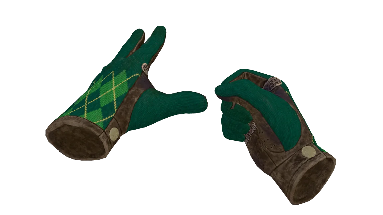 ★ Driver Gloves | Hand Sweaters (Well-Worn) — Dust II light, front
